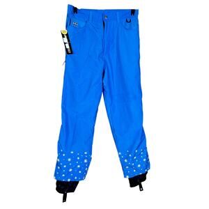 NWT 686 Enterprises Blue Snowboarding Pants - Size L - 90s Deadstock